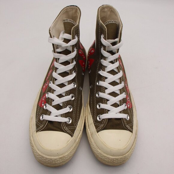 Converse Comme des Garçons Play x Chuck 70 Hi Women's 10 Men's 8 Shoes 162973C - Picture 2 of 9